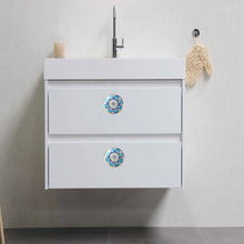 Load image into Gallery viewer, Marigold Ceramic Knob Light blue ( Set of 6 )