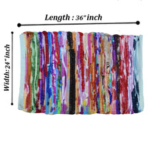 Charger l'image dans la galerie, Perilla home Handmade Multi chindi Rug (24 x 36 inch)