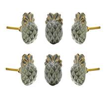 Load image into Gallery viewer, Pineapple Ceramic Knob (Set Of 6) - Perilla Home