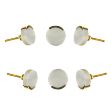 Load image into Gallery viewer, Set Of Six Round Marble Knobs - Perilla Home