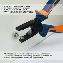 Load image into Gallery viewer, Marigold Ceramic Knob Black ( Set of 6 )