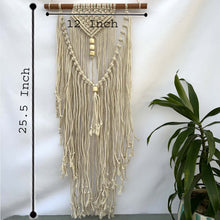 Load image into Gallery viewer, Macrame Wall Hanging 25.5" x 12"