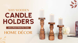 Wooden Candle Holders