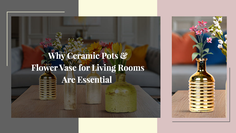 Why Ceramic Pots and Flower Vase for Living Rooms Are Essential 