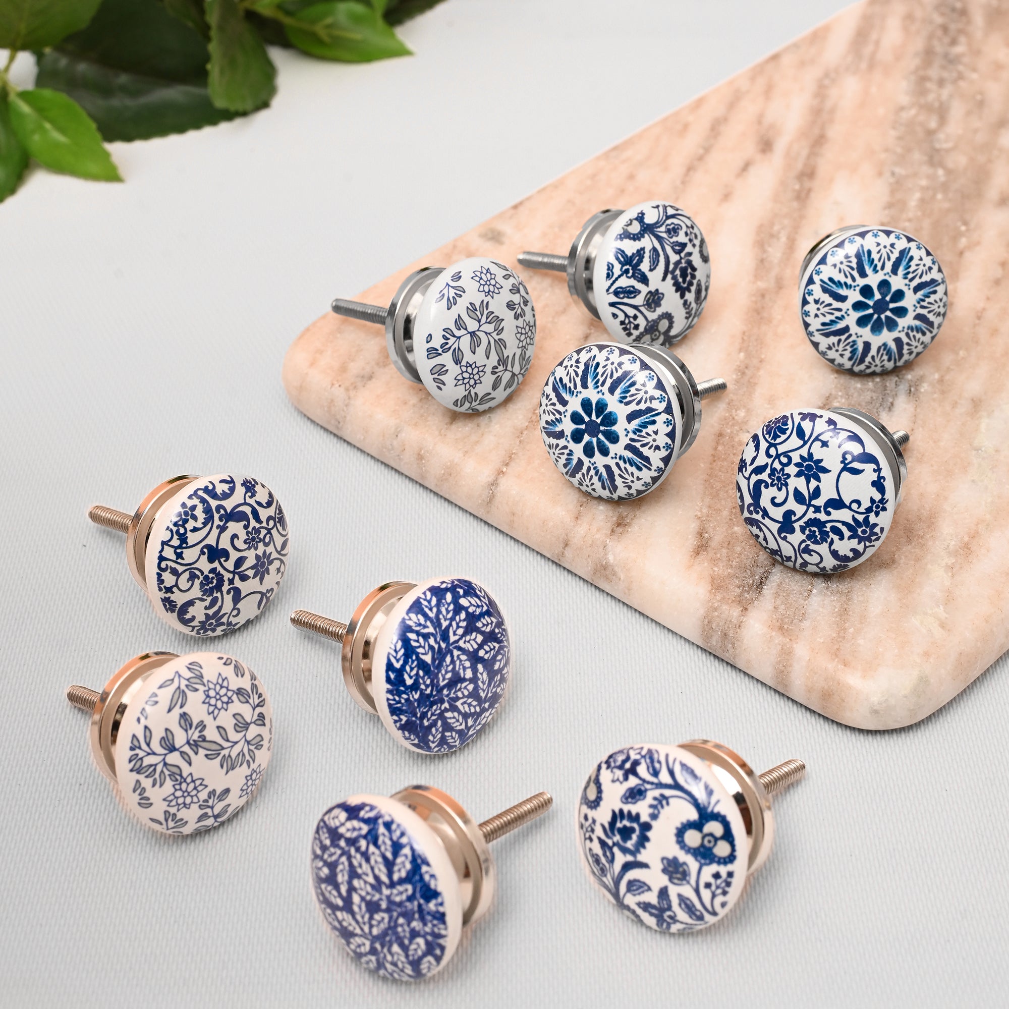 Cabinet KnobsSet Of 10 Ceramic Taylor KnobsPerilla Home