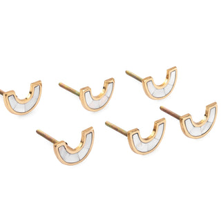 Set Of Six Nikko Mother of pearls Knobs