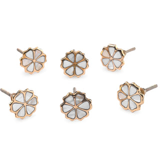 Set of 6 Eva Mother of Pearl knob