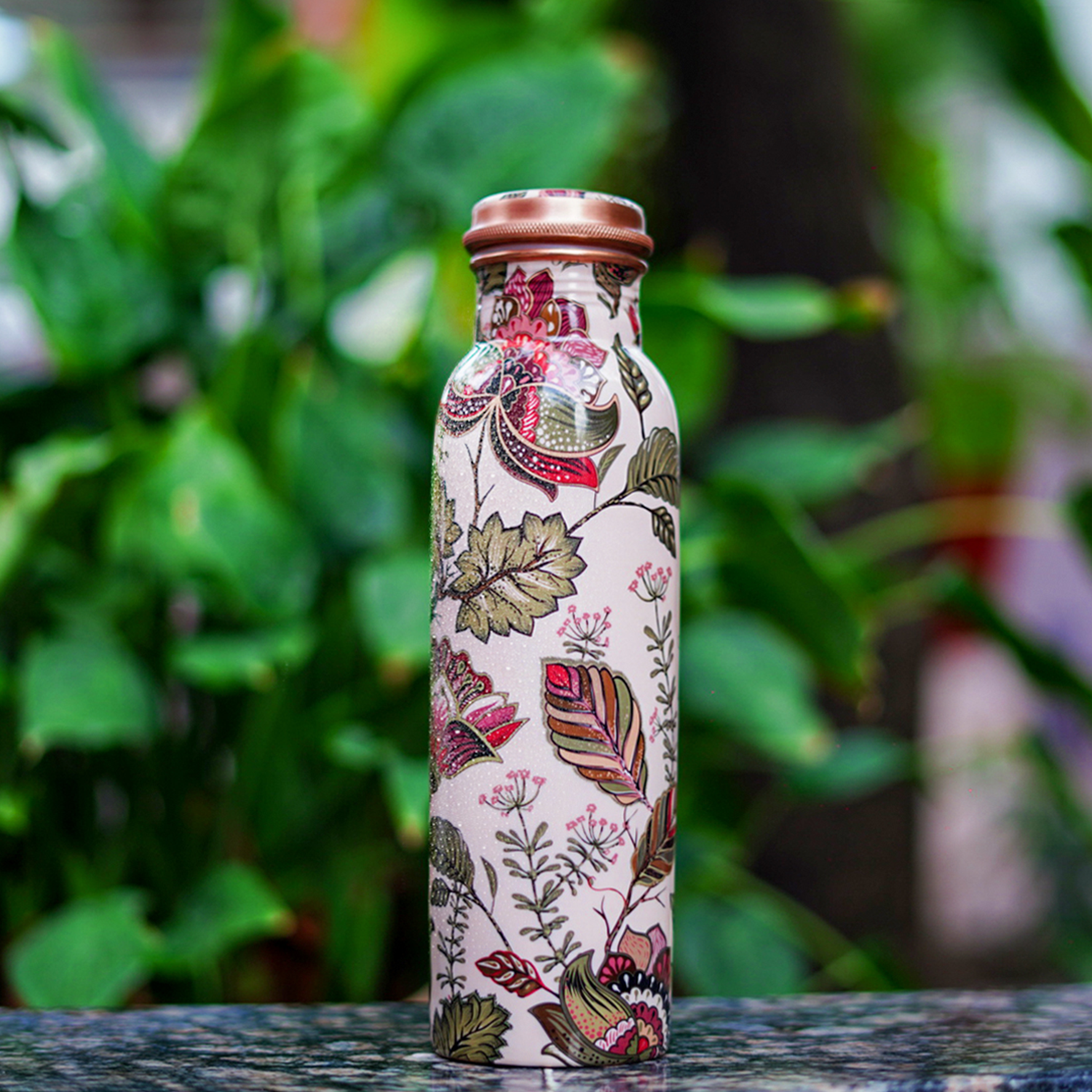 Carrara Copper Water Bottle (33.81 oz) | 100% Pure Copper