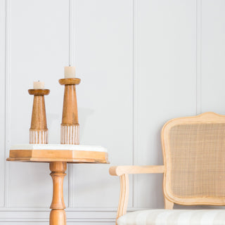 Wooden candle holder (Set of 2)