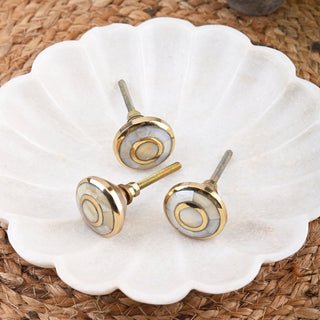 Set Of Six Sorrento Mother of Pearl Knob