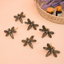 Load image into Gallery viewer, Dragon fly metal knobs (set of 6 )
