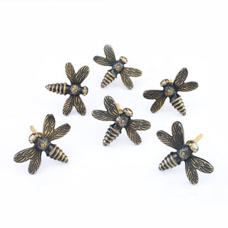 Dragon fly metal knobs (set of 6 )