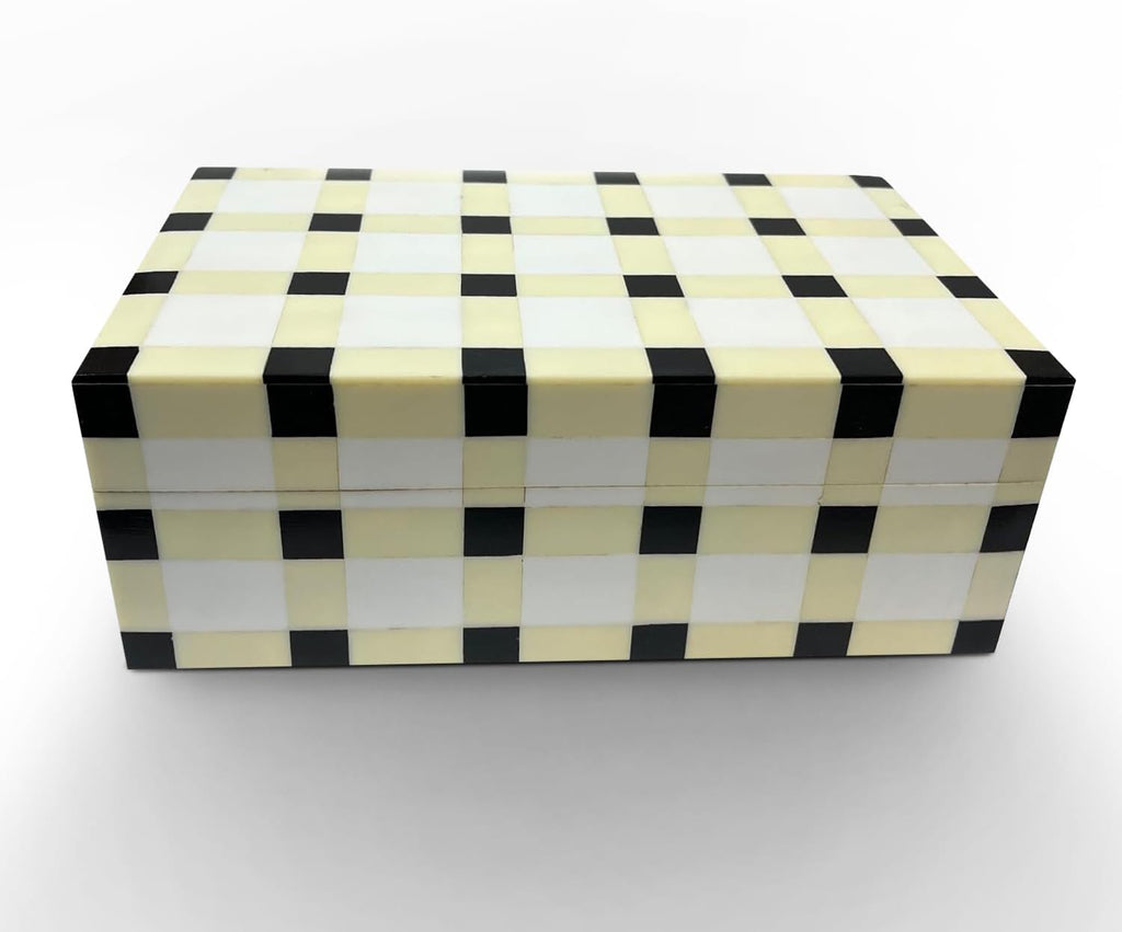 Cato wooden Resin Inlay Box – Perilla Home