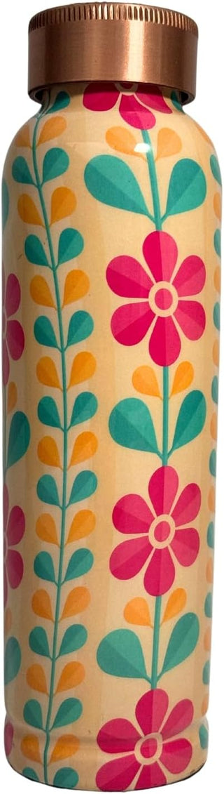 Cleo Printed 3 Copper bottle 34OZ