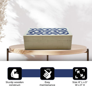 Irusu wooden Resin Inlay Box