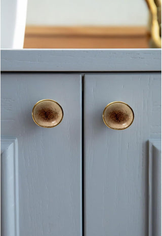 Pink Nantes ceramic knobs