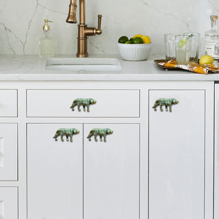 Tiger Metal Brass Knobs (Set of 6)