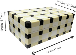 Cato wooden Resin Inlay Box