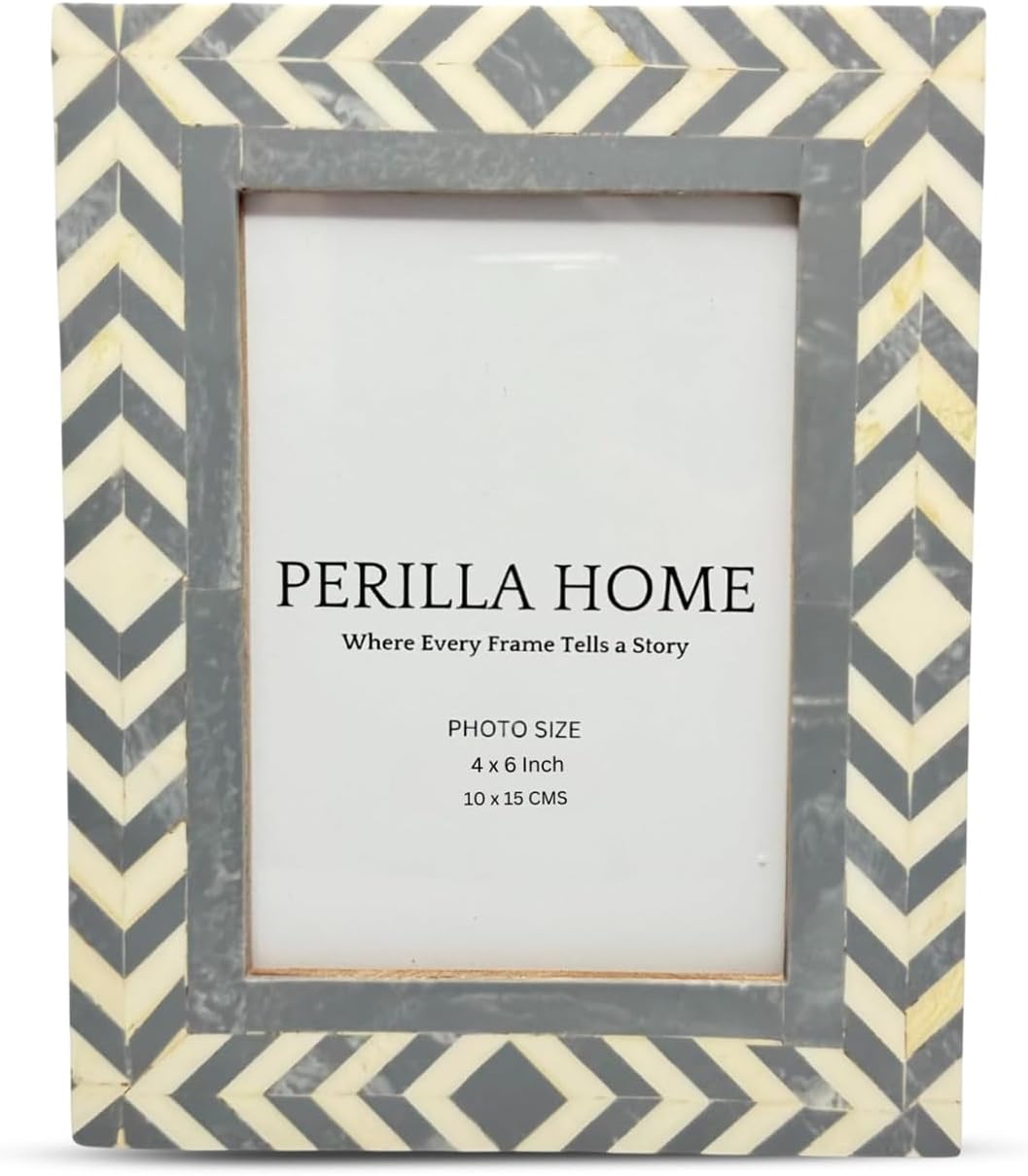 Gray Design Photo frame 4 x 6