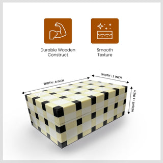 Cato wooden Resin Inlay Box