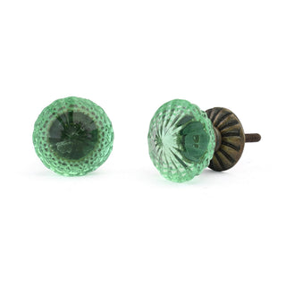 Cassandra Cabinet Knobs Set of 6 Green