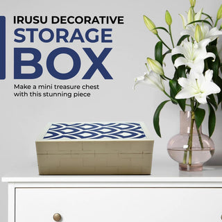 Irusu wooden Resin Inlay Box