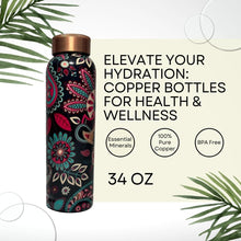 Cargar imagen en el visor de la galería, Cleo Printed 1 Copper bottle 34OZ
