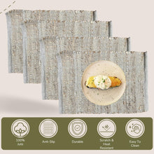 Load image into Gallery viewer, Perilla home Handmade Beige Jute Placemat (Set of 4)
