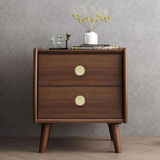 Round travertine Knobs Set of 6