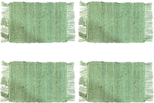 Load image into Gallery viewer, Perilla home Handmade Green Placemat (Set of 4)
