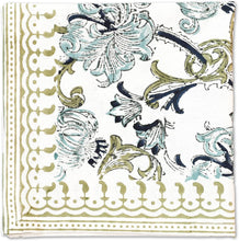 Load image into Gallery viewer, Acantha Cotton Napkin Set of 4 Hand Blockprint
