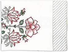 Load image into Gallery viewer, Agatha Cotton Napkin Set of 4 Hand Blockprint
