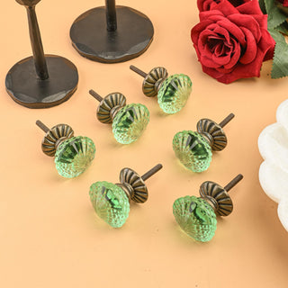 Cassandra Cabinet Knobs Set of 6 Green