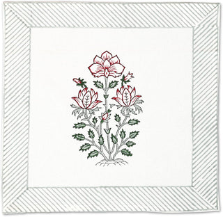 Agatha Cotton Napkin Set of 4 Hand Blockprint