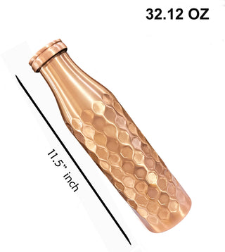 Sisilia Diamond Copper Bottle 32.12 OZ