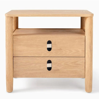 Black and white oval marble ( set of 6 )