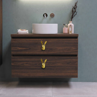 Bunny Face Metal knobs ( set of 6 )