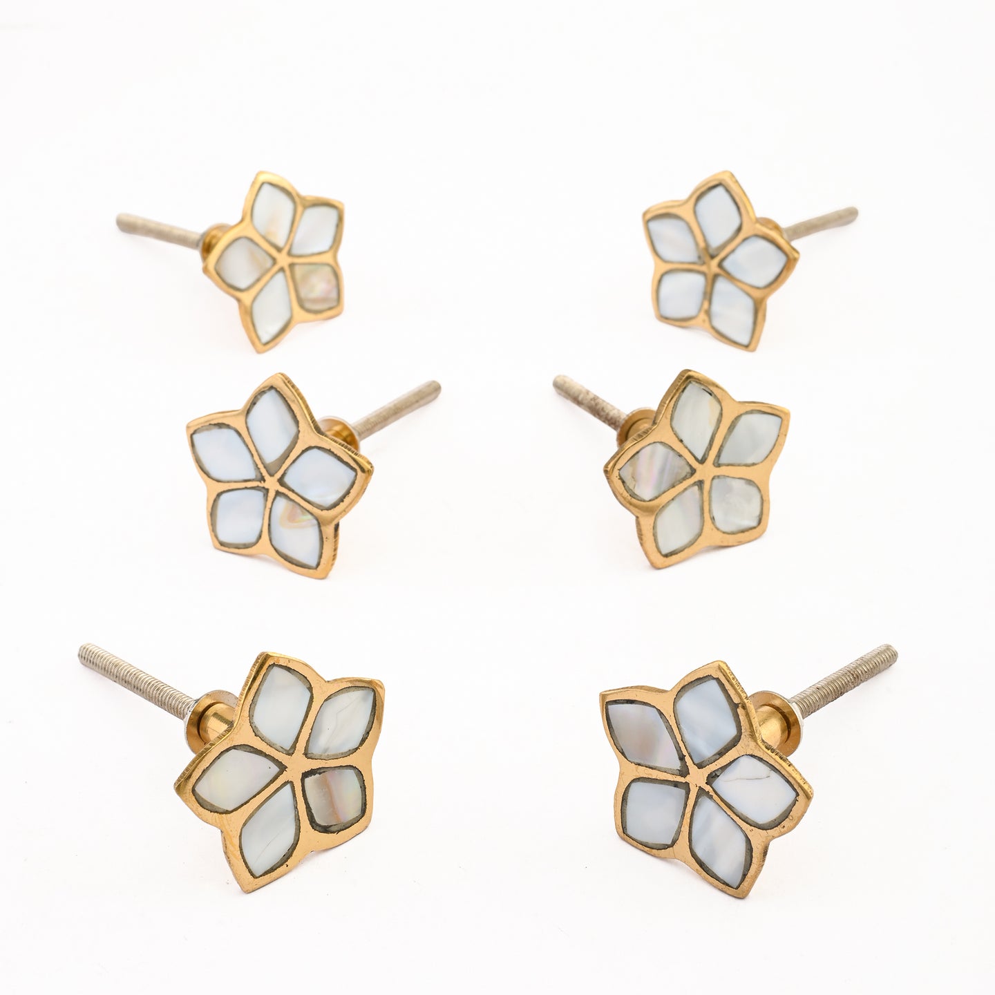 Set of 6 Jiya Mother of Pearl Knob