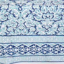 Load image into Gallery viewer, Atlas Cotton TableCloth Hand Blockprint
