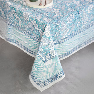 Zoe Cotton TableCloth Hand Blockprint