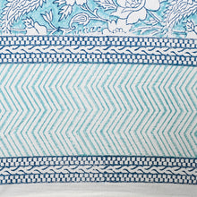 Load image into Gallery viewer, Zoe Cotton TableCloth Hand Blockprint
