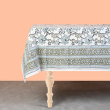 Load image into Gallery viewer, Acantha Cotton TableCloth Hand Blockprint

