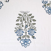 Load image into Gallery viewer, Chloe Cotton TableCloth Hand Blockprint
