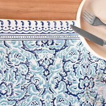 Load image into Gallery viewer, Atlas Cotton Table Runner Hand Blockprint
