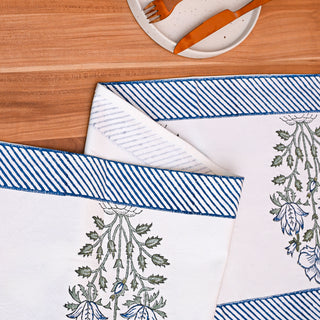 Chloe Cotton Table Runner Hand Blockprint