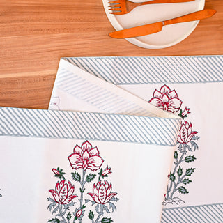 Agatha Cotton Table Runner Hand Blockprint