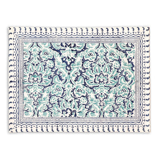 Atlas Cotton Placemat Set of 4 Hand Blockprint
