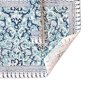 Atlas Cotton Placemat Set of 4 Hand Blockprint