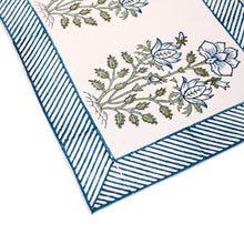 Load image into Gallery viewer, Chloe Cotton Placemat Set of 4 Hand Blockprint
