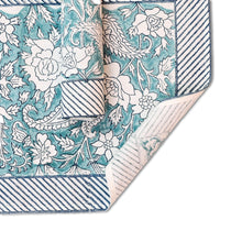 Load image into Gallery viewer, Zoe Cotton Placemat Set of 4 Hand Blockprint
